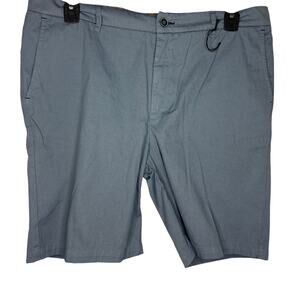 Gionfriddo Flat Front Cotton Chino Shorts Men's Size 40 Italy Blue Golf NWOT